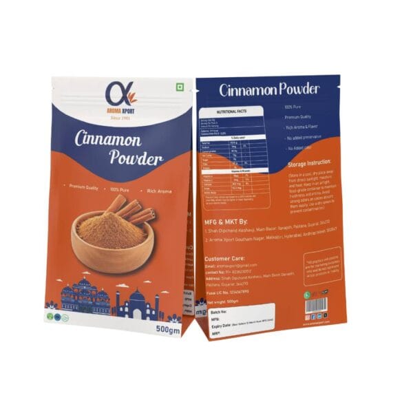 organic cinnamon powder, Ceylon cinnamon, cassia cinnamon powder, best cinnamon for baking, premium cinnamon spice