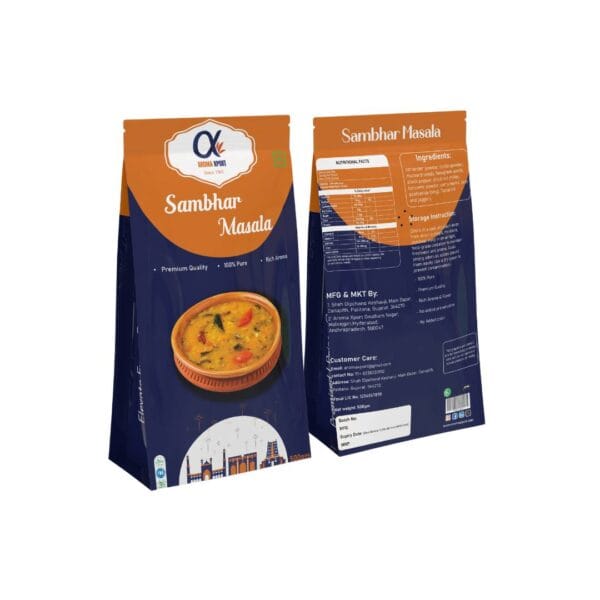 South Indian sambhar spice, best sambhar masala, premium sambhar blend, organic sambhar powder, traditional sambhar mix