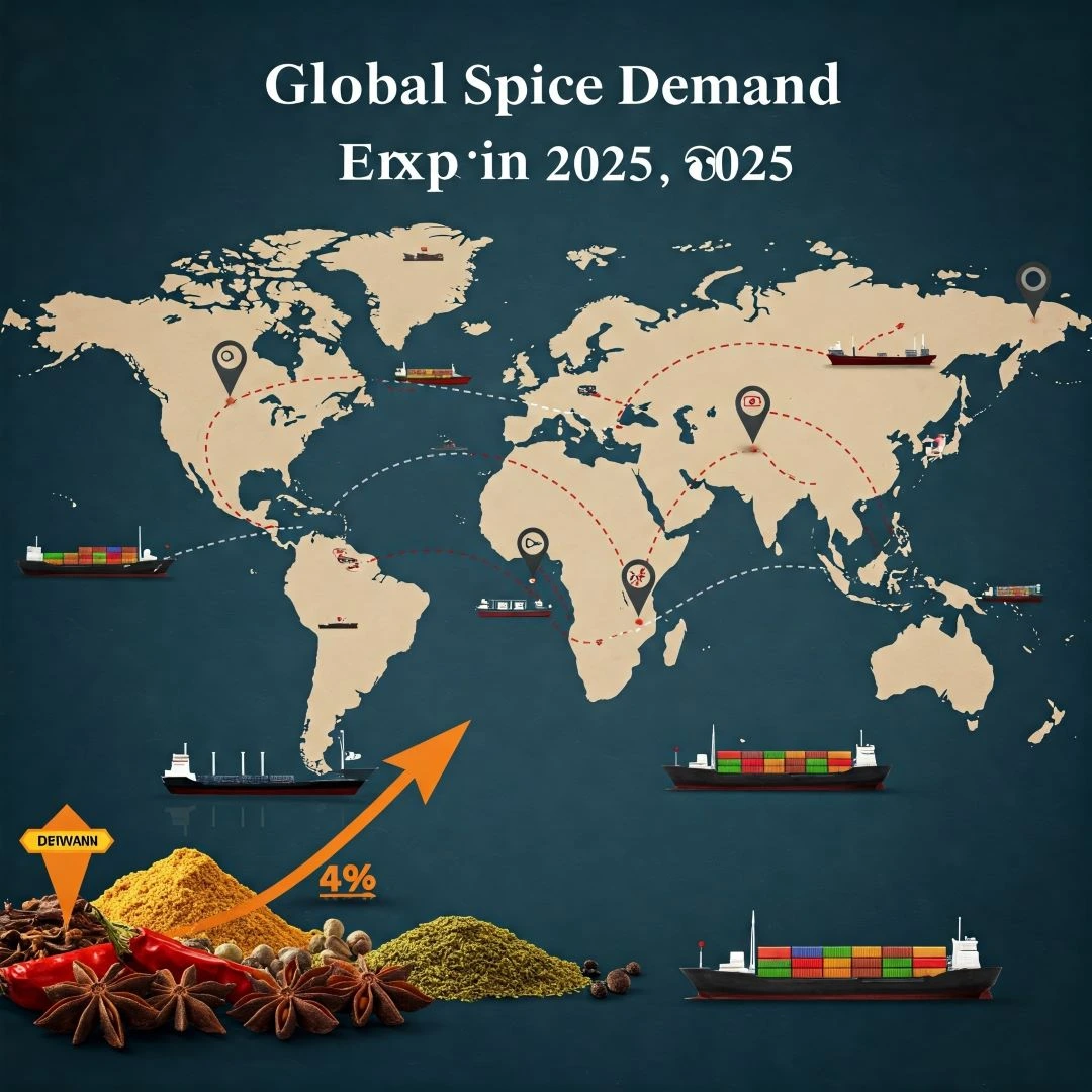 Why Indian Spices Are in High Demand Globally in 2025? 1 Why Indian Spices Are in High Demand Globally in 2025?,spices export data,spices export from india,how to export spices from india,spices demand in world Why Indian Spices Are in High Demand Globally in 2025? indian spices demand, indian spices suppliers